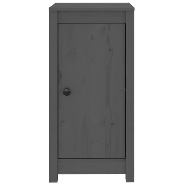 skænke 2 stk. 39x35x80 cm massivt fyrretræ grå
