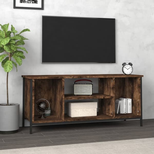 TV-taso savutammi 102x35x45 cm tekninen puu