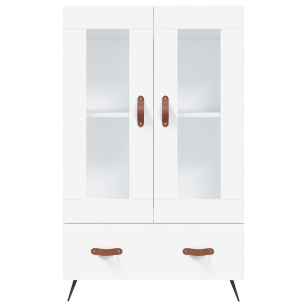 skab 69,5x31x115 cm konstrueret træ hvid
