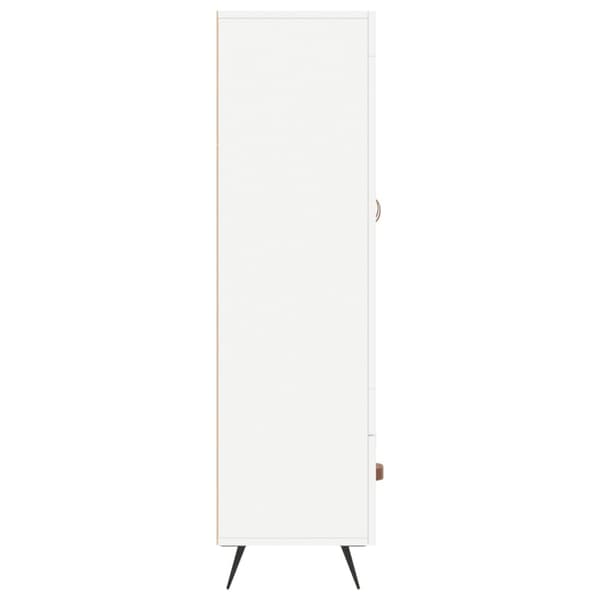 skab 69,5x31x115 cm konstrueret træ hvid