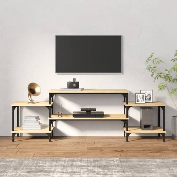 TV-skåp sonoma-ek 117x35x52 cm konstruerat trä