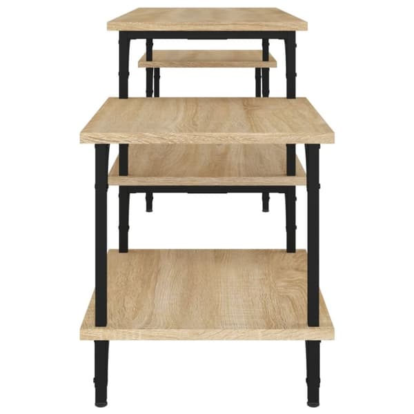 TV-skåp sonoma-ek 117x35x52 cm konstruerat trä