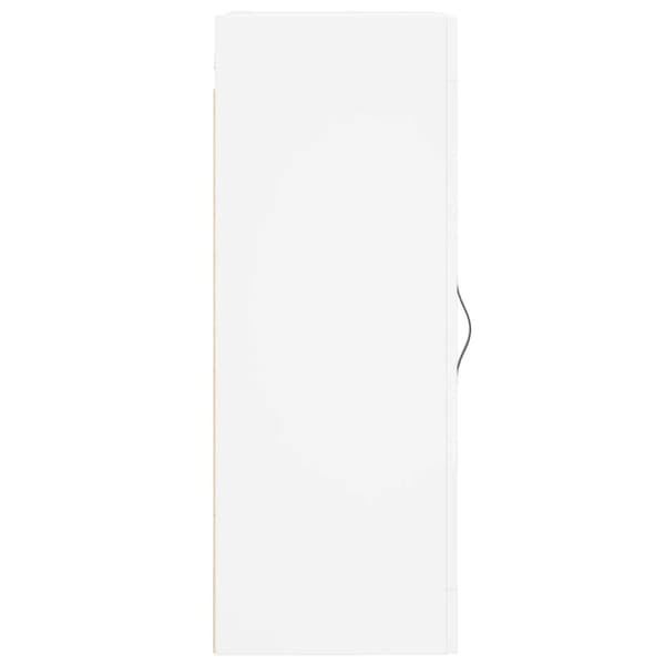 Väggskåp vit 34,5x34x90 cm konstruerat trä