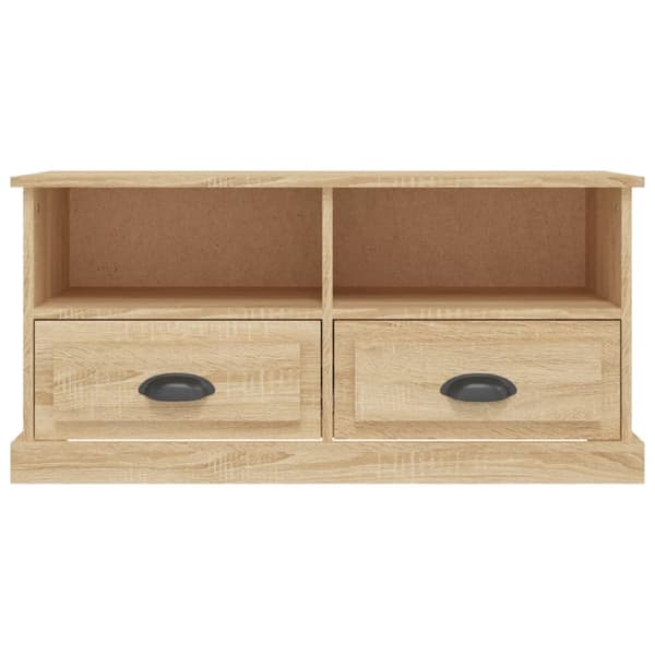 TV-taso Sonoma-tammi 93x35,5x45 cm tekninen puu