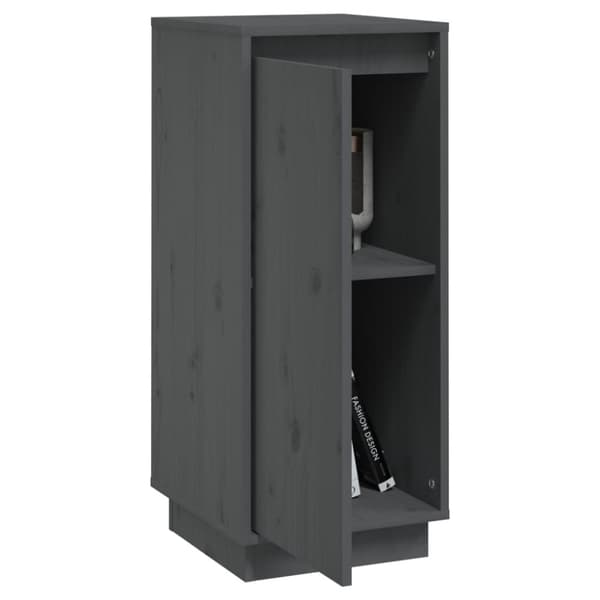 Senkit 2 kpl harmaa 31,5x34x75 cm täysi mänty
