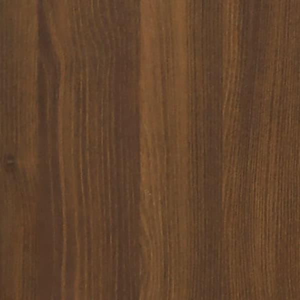 tv-bord 100x35x55 cm konstrueret træ brun egetræsfarve