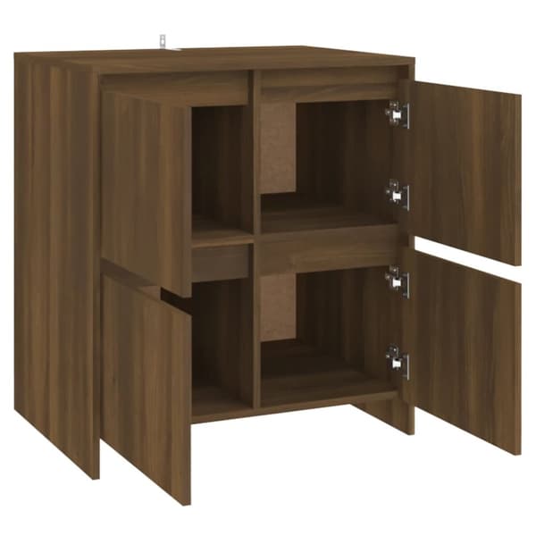 Senkki ruskea tammi 70x41x75 cm tekninen puu