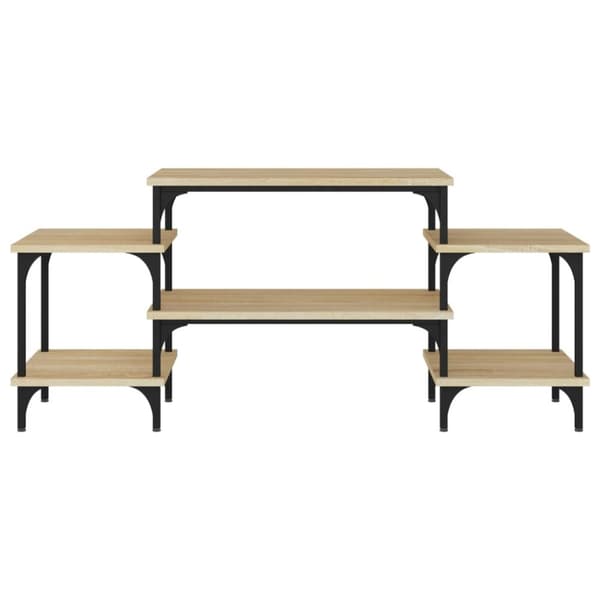 TV-bänk sonoma-ek 117x35x52 cm konstruerat trä