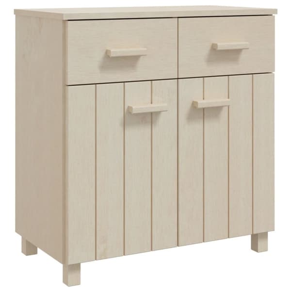 Sivupöytä HAMAR hunajanruskea 79x40x80 cm täysi mänty