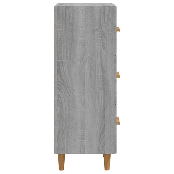 Senkki harmaa Sonoma 34,5x34x90 cm tekninen puu