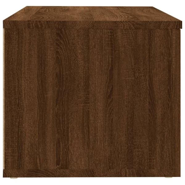 Tv-bänk brun ek 80x34x30 cm konstruerat trä