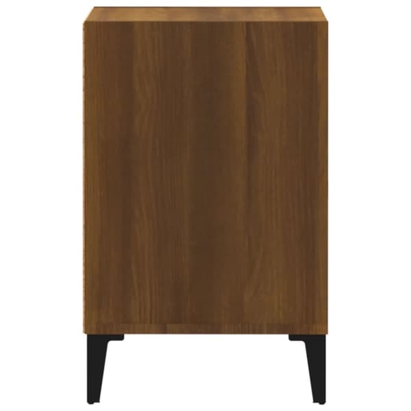 TV-taso ruskea tammi 100x35x55 cm tekninen puu