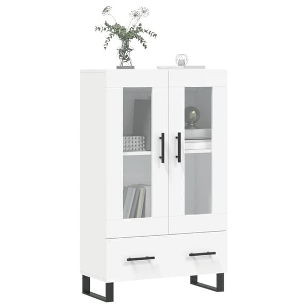skab 69,5x31x115 cm konstrueret træ hvid