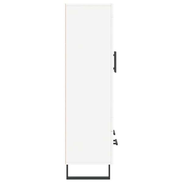 skab 69,5x31x115 cm konstrueret træ hvid