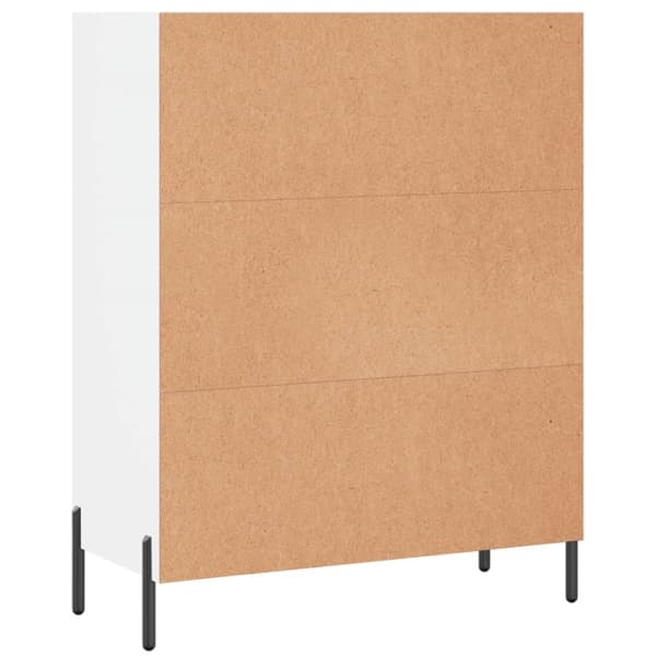 skab 69,5x32,5x90 cm konstrueret træ hvid