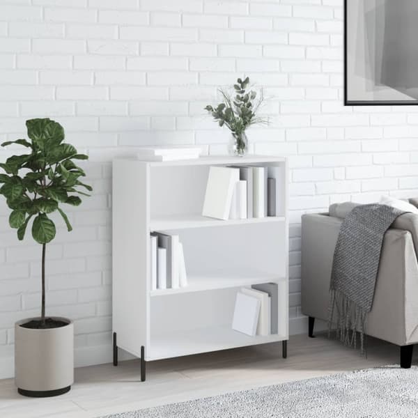 skab 69,5x32,5x90 cm konstrueret træ hvid