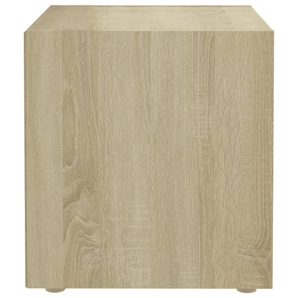 TV-bänk 4 st sonoma-ek 37x35x37 cm konstruerat trä