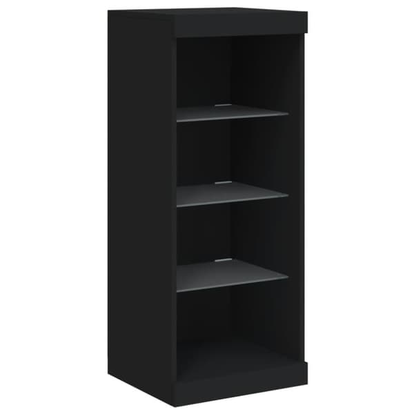 Senkki LED-valoilla musta 41x37x100 cm