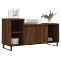 Miniatyrbillede 3 af 10: tv-bord 100x35x55 cm konstrueret træ brun egetræsfarve