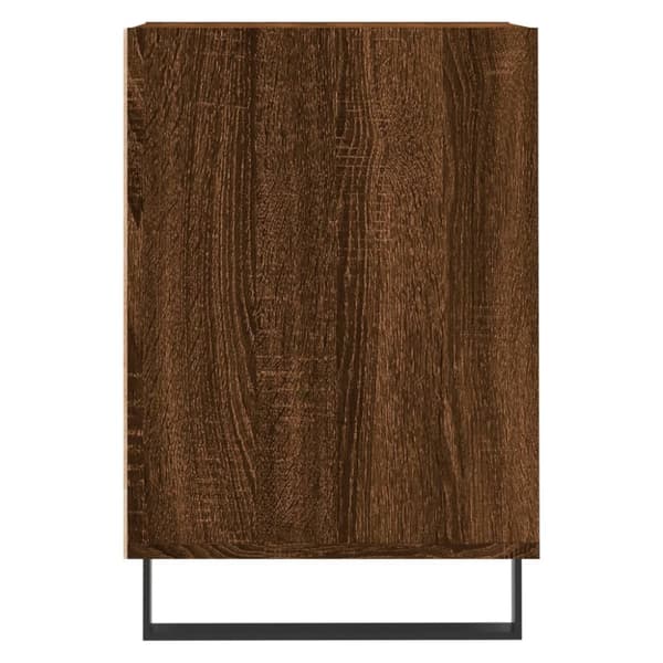 tv-bord 100x35x55 cm konstrueret træ brun egetræsfarve