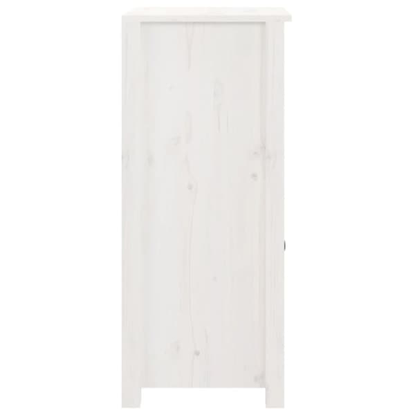skænke 2 stk. 40x35x80 cm massivt fyrretræ hvid