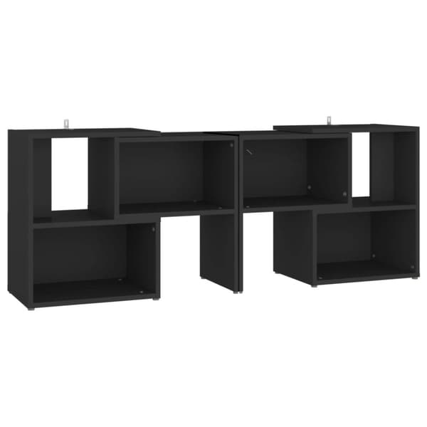 TV-taso musta 104x30x52 cm tekninen puu