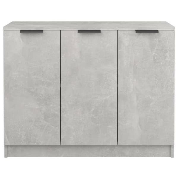 skænk 90,5 x 30 x 70 cm konstrueret træ betongrå