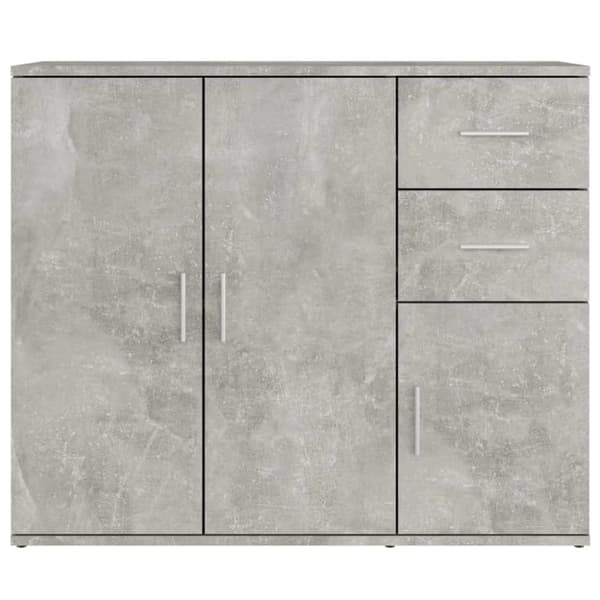 Senkki betoninharmaa 91x29,5x75 cm tekninen puu