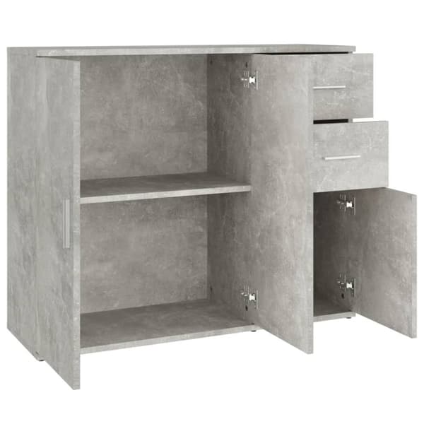 Senkki betoninharmaa 91x29,5x75 cm tekninen puu