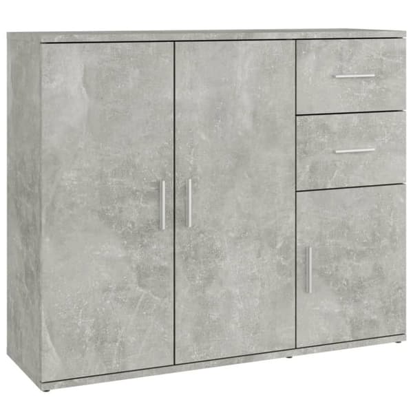 Senkki betoninharmaa 91x29,5x75 cm tekninen puu