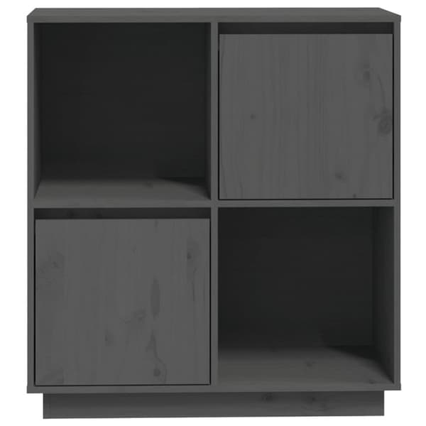 Senkki harmaa 74x35x80 cm täysi mänty