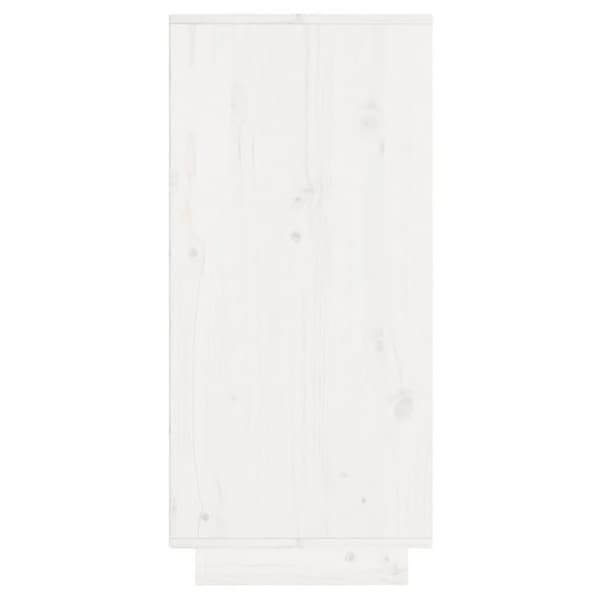 skænk 60x34x75 cm massivt fyrretræ hvid
