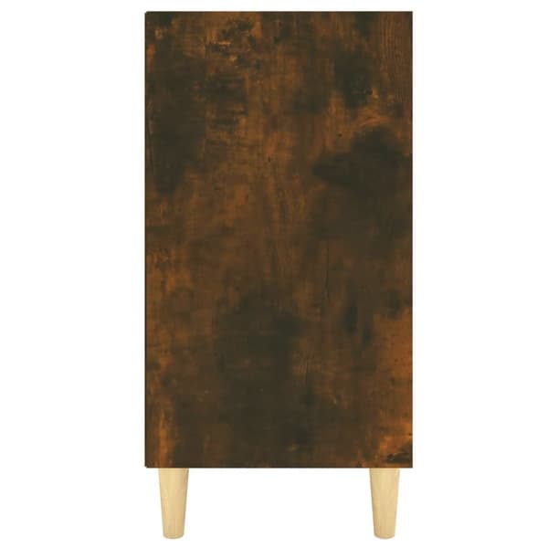 skænk 103,5x35x70 cm konstrueret træ røget egetræsfarve
