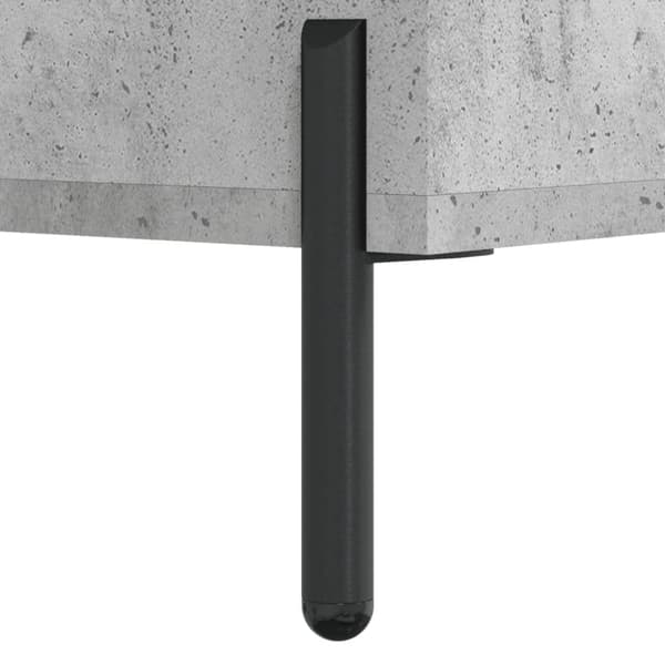 skænk 69,5x34x90 cm konstrueret træ betongrå