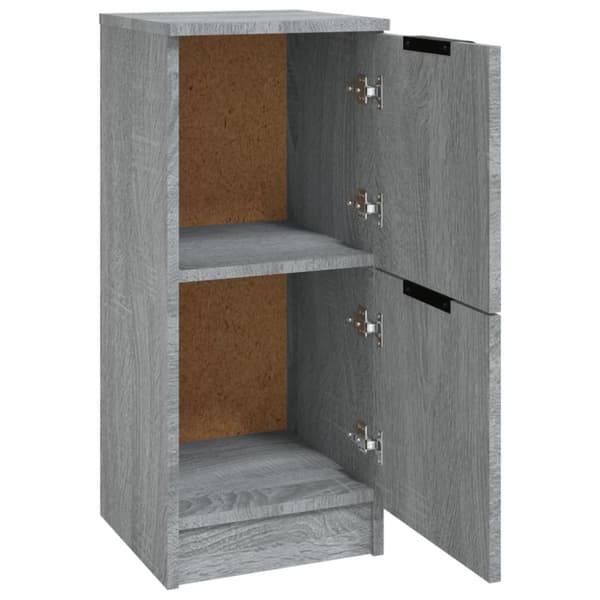 Senkit 2 kpl harmaa Sonoma 30x30x70 cm tekninen puu