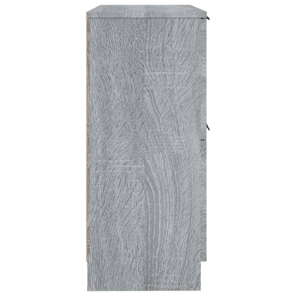 Senkit 2 kpl harmaa Sonoma 30x30x70 cm tekninen puu