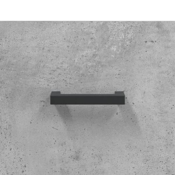skab 69,5x31x115 cm konstrueret træ betongrå