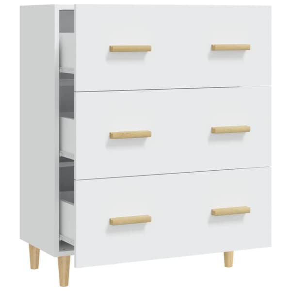 skænk 70x34x90 cm konstrueret træ hvid