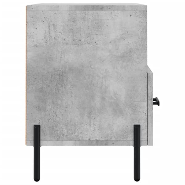 Tv-bänk betonggrå 80x36x50 cm konstruerat trä