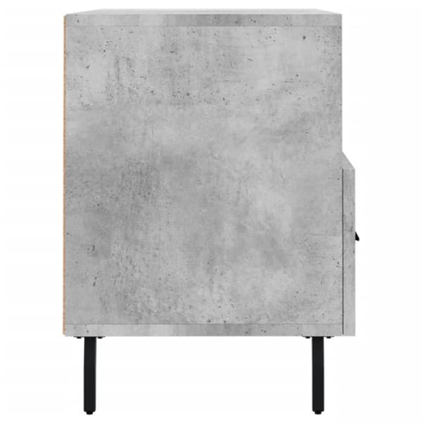 Tv-bänk betonggrå 80x36x50 cm konstruerat trä