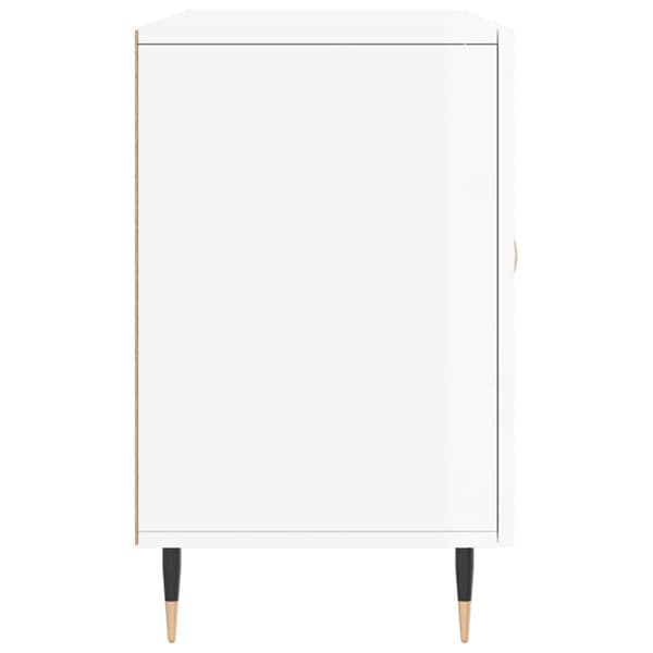 Senkki korkeakiilto valkoinen 100x36x60 cm tekninen puu