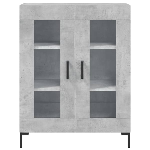 Senkki betoninharmaa 69,5x34x90 cm tekninen puu