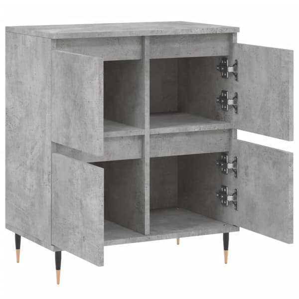 skænk 60x35x70 cm konstrueret træ betongrå