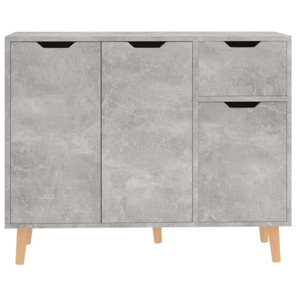 Skänk betonggrå 90x30x72 cm konstruerat trä