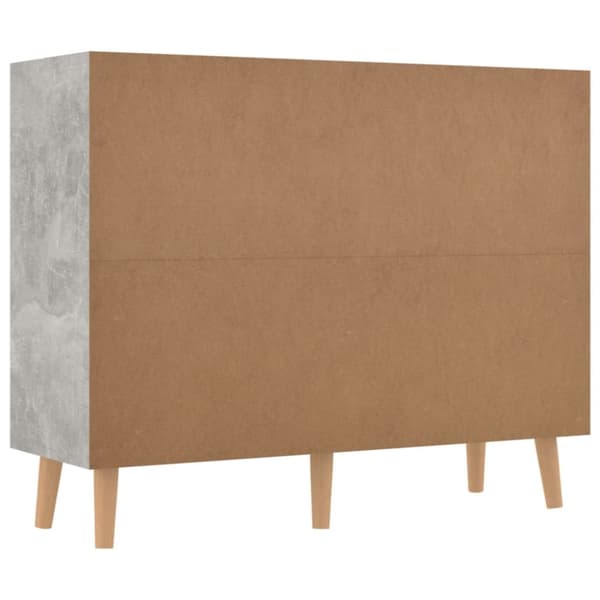 Skänk betonggrå 90x30x72 cm konstruerat trä
