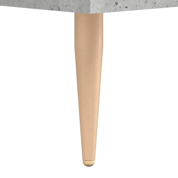 Tv-bänk betonggrå 102x36x50 cm konstruerat trä
