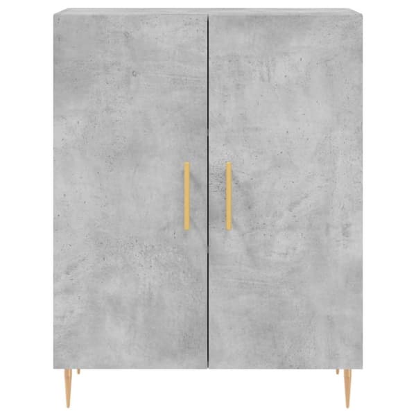 Senkki betoninharmaa 69,5x34x90 cm tekninen puu