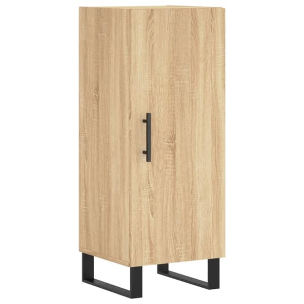 skænk 34,5x34x90 cm konstrueret træ sonoma-eg