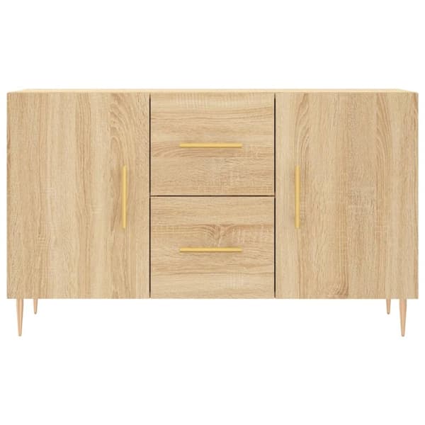 Skänk sonoma-ek 100x36x60 cm konstruerat trä