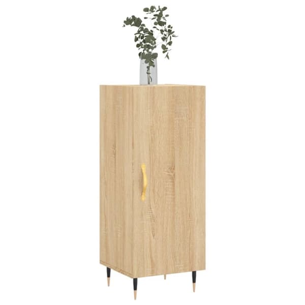 skænk 34,5x34x90 cm konstrueret træ sonoma-eg